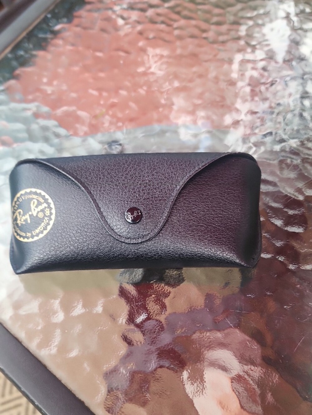 Ray-Ban Two-Tone Hawkeye Sunglasses - Polished Black & Clear, Polarized Lenses - Picture 8 of 15